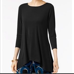 Jessica London Black Tunic Top Sz 18/20